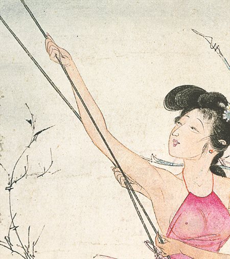 二道江-胡也佛的仕女画和最知名的金瓶梅秘戏图